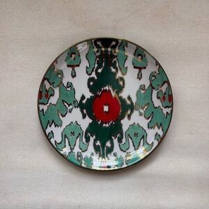 Aerin x Williams Sonoma Ikat Individual dessert Dish Colorful Decorative Plate